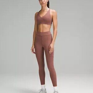 LULULEMON lab Luxtreme Deep-V Bra *Medium Support, B/C Cup Smoky Topaz